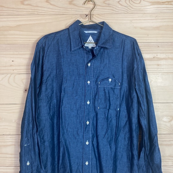 Umber & Ochre San Francisco chambray button down shirt XL - Picture 2 of 11